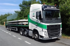 Gwynedd Shipping Group Volvo FH with flatbed trailer