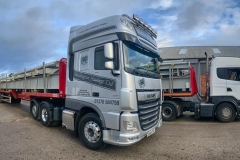 Haslington-Haulage-Ltd-Daf-loaded-with-steelwork