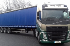 Helsby Longden Volvo FH with curtainsider trailer