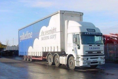 J H Davies Iveco Truck with Palletline trailer