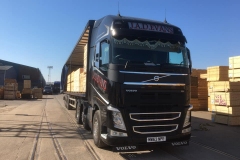 J.A.D-Evans-transport-Volvo-FH-loading-curtainsider-flatbed