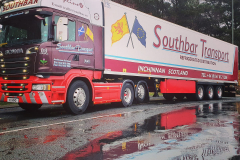 Southbar Transport Scania with refrigerated trailer