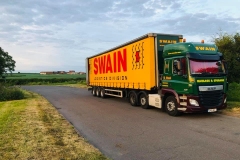 Swain DAF with Matching articulated Curtainsider Trailer