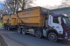 Dusty Bin Ltd Volvo Skip wagon and drag Lorry