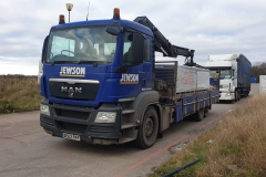 Jewson MAN truck with grab