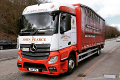 John Pearce Mercedes Actros Rigid Curtainsider