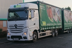 Linlar Mercedes Actros Wagon and Drawbar lorry