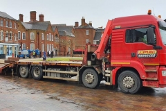 PJC Plant services MAN rigid low loader