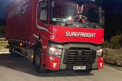 Surefreight Renault Rigid curtainsider Truck