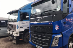Barry Ives Haulage Ltd Volvo Cabs Old and New