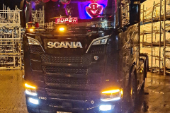 JBS Transport Scania V8 with Thank You NHS Decal