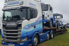 Sneddon-Scania-S500-with-Piggy-Backs-on-Low-Loader-Truckfest-2019