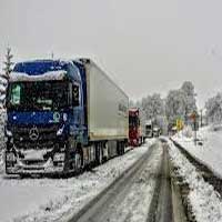 truck in snow