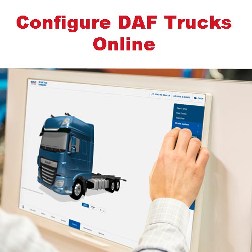 Configure DAF trucks online 3D Truck Configurator