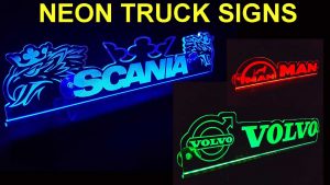 custom Neon Truck Signs