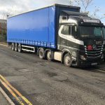 Woodys Haulage Mercedes Truck with Curtainsider Trailer