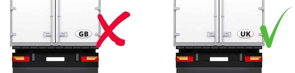 vehicle identifier changes for UK truckers example