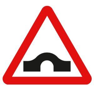 hump bridge road sign