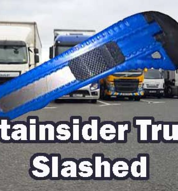 Curtainsider Trucks being cut when parked overnight!