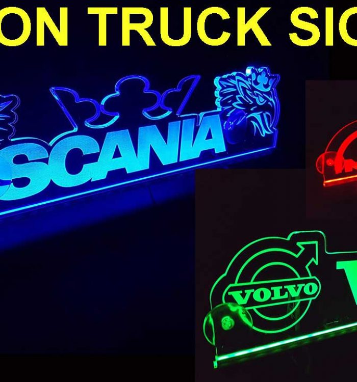 custom Neon Truck Signs