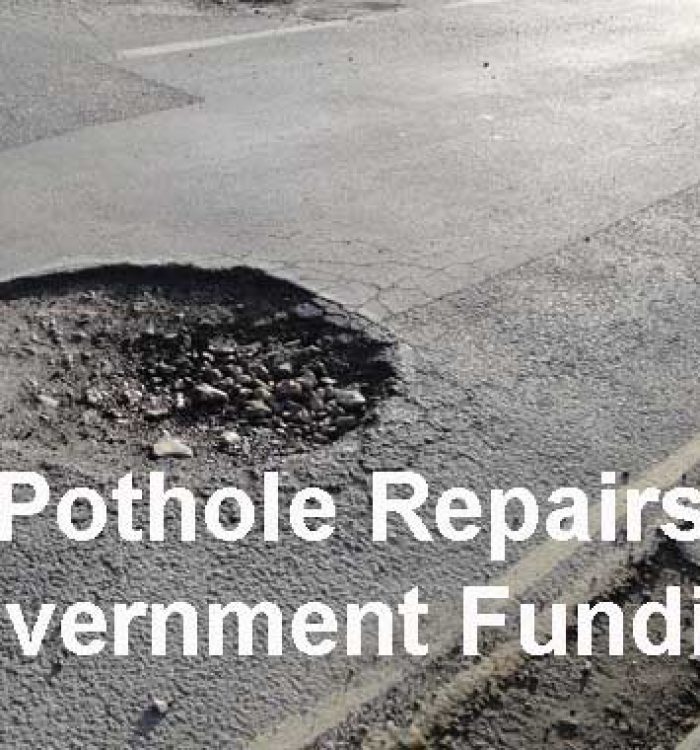 British roads pothole repairs £100 million pound funding