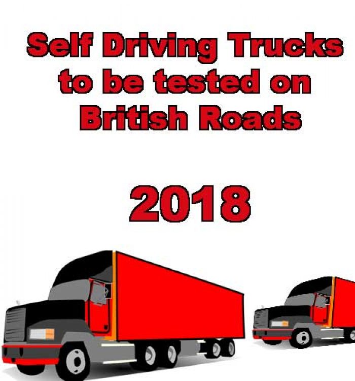 Self Driving Trucks to be tested on British Roads 2018