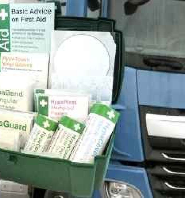 Vehicle first aid kit best for trucking
